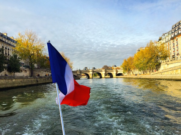 A view of a Seine tour we did in the week before the terrorist attack. 